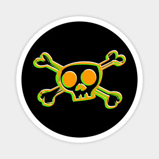 skull and bones Magnet